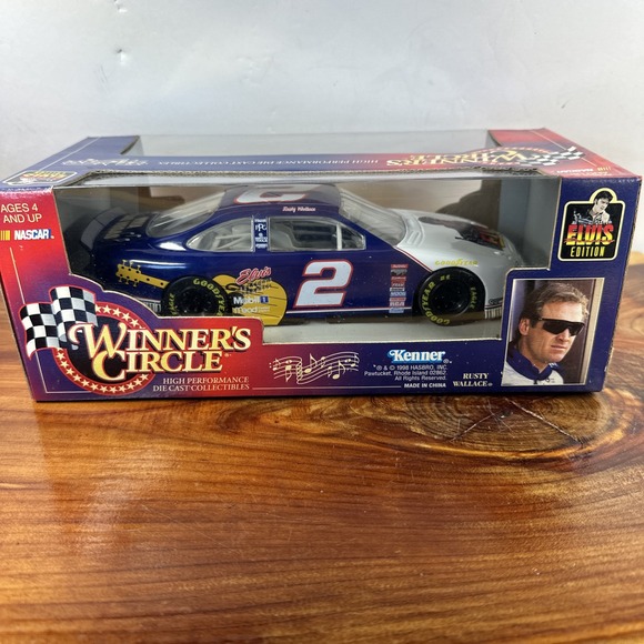 Rusty Wallace‎ #2 Elvis 1998 Ford Taurus Winners Circle Nascar diecast 1/24th - Picture 1 of 9